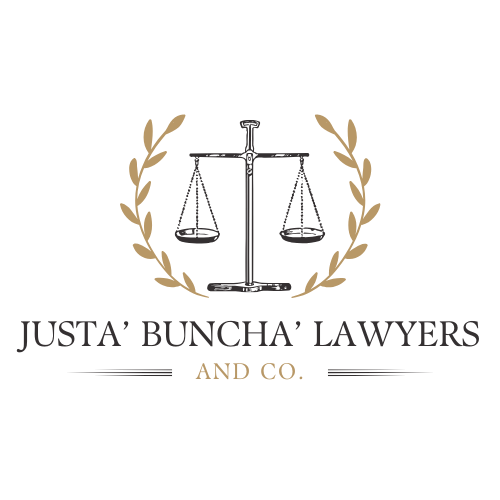Justa' Buncha' Lawyers and Co. Logo